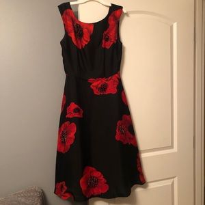 TRACY REESE black and red dress